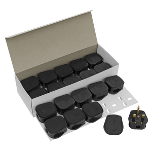 Sealey PL13/320 13A Rewirable Plug - Black - Pack of 20 - additional view 2