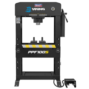 Sealey PPF100S Viking Floor Type Air/Hydraulic Press with Sliding Ram & Foot Pedal 100 Tonne - additional view 11
