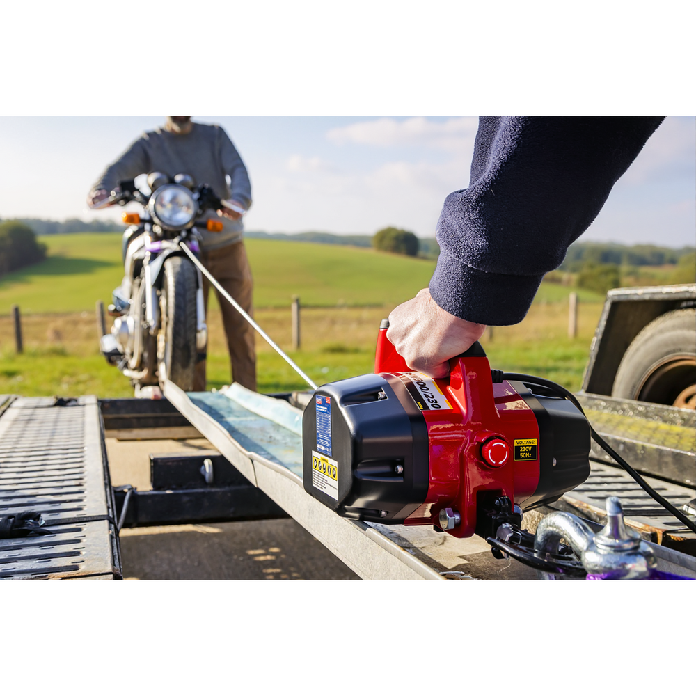 Sealey PPH500/230 Portable Handheld Winch 500kg Pulling Force 230V - additional view 2
