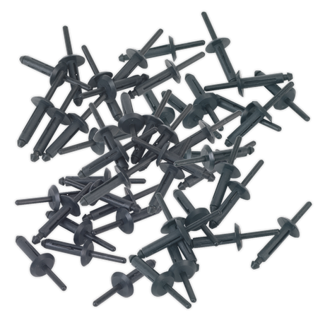 Sealey PR002 Plastic Rivet 6.3 x 25.2mm - Pack of 50