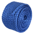 Sealey PR1030 10mm x 30m Polypropylene Split Film Twisted Rope, Blue