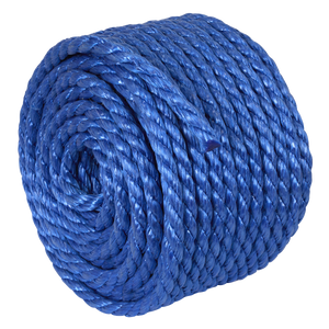 Sealey PR1030 10mm x 30m Polypropylene Split Film Twisted Rope, Blue - additional view 2
