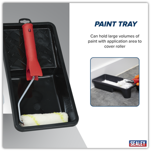 Sealey PR4 4" Paint Roller Set with Tray - additional view 3