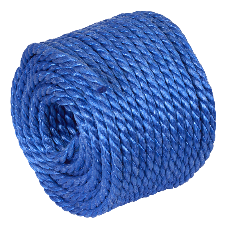 Sealey PR830 8mm x 30m Polypropylene Split Film Twisted Rope, Blue - additional view 2