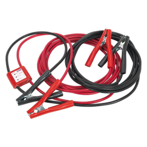 Sealey PROJ/12/24 Booster Cables 25mm² x 7m 450A with 12/24V Electronics Protection