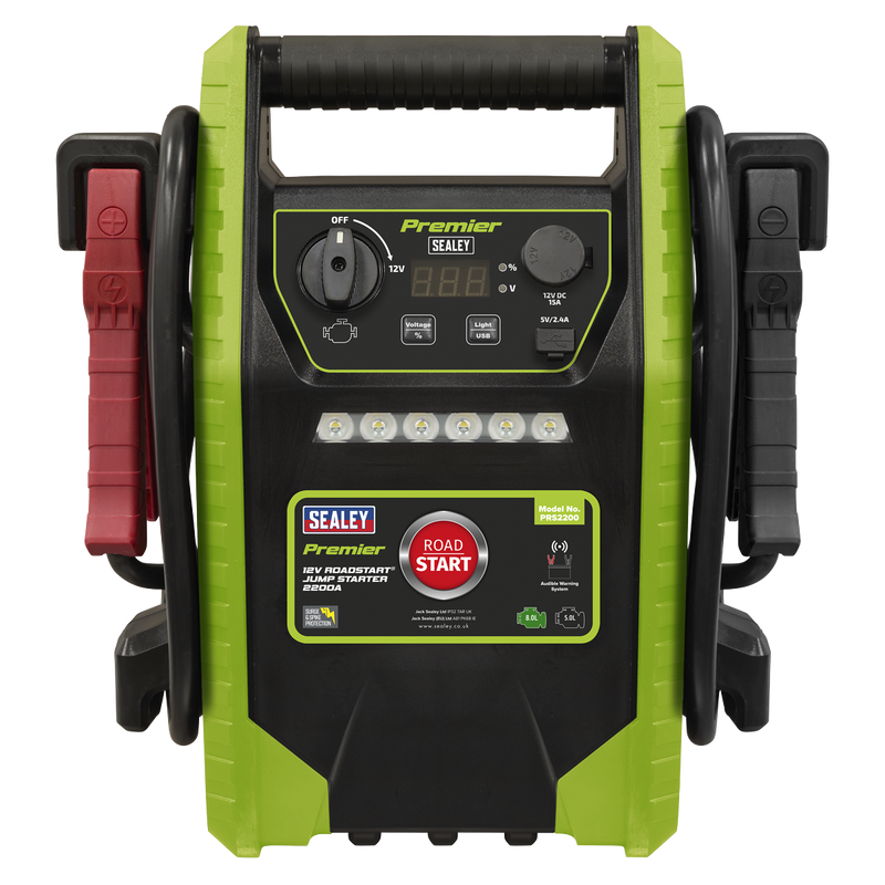Sealey PRS2200 Premier 12V RoadStart® Jump Starter 2200 Peak Amps - additional view 2