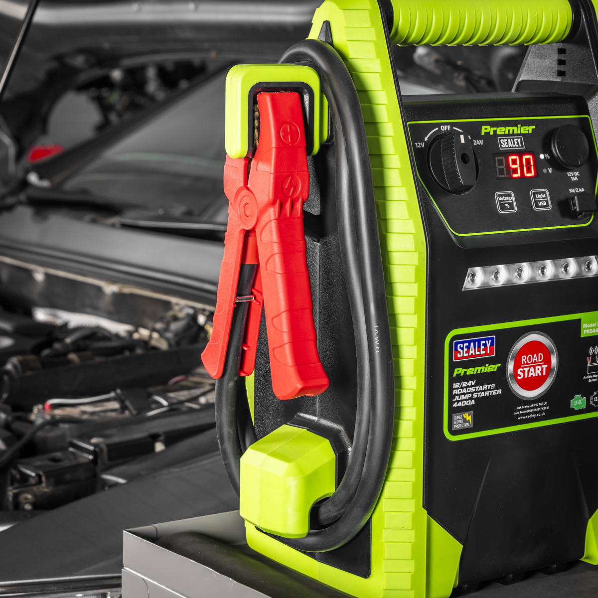 Sealey PRS4400 Premier 12/24V RoadStart® Jump Starter 4400A Peak Amps - additional view 9
