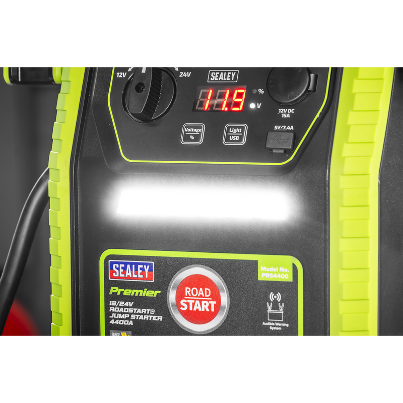 Sealey PRS4400 Premier 12/24V RoadStart® Jump Starter 4400A Peak Amps - additional view 13