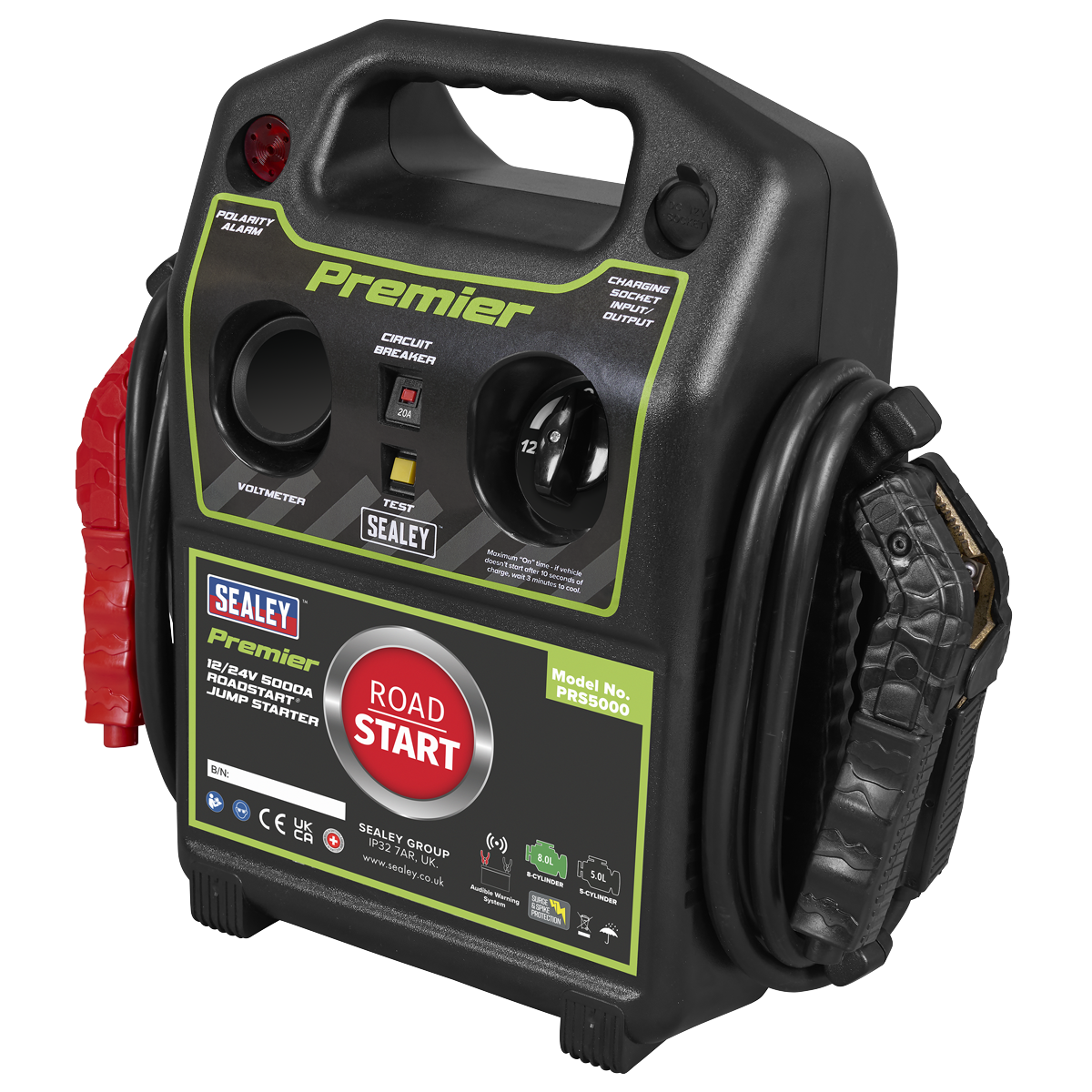 Sealey PRS5000 12/24V Premier RoadStart® Jump Starter 5000A - additional view 8