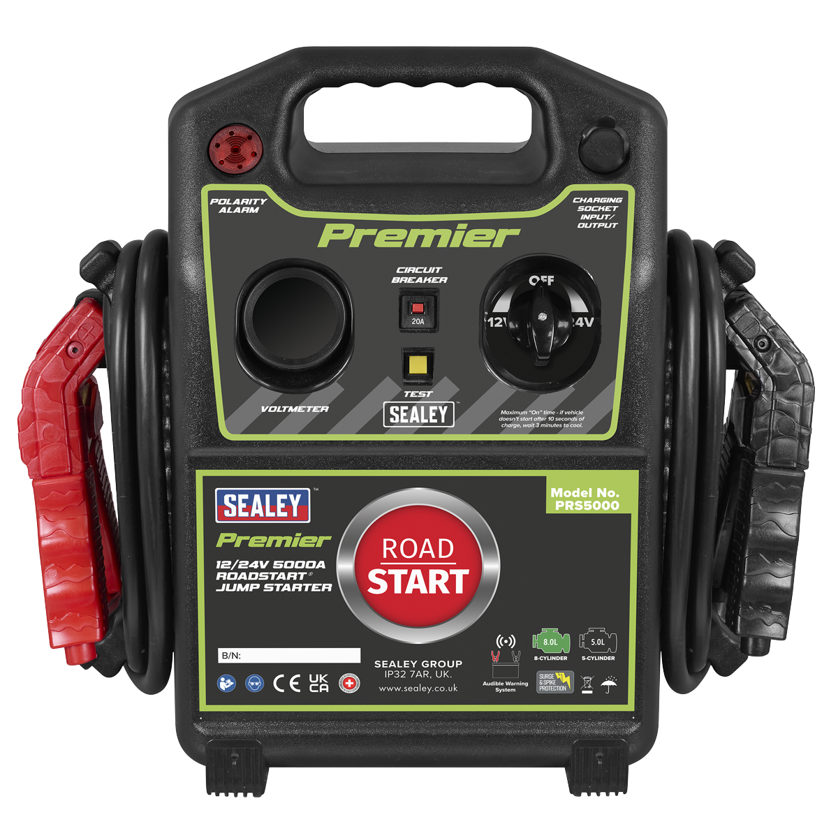 Sealey PRS5000 12/24V Premier RoadStart® Jump Starter 5000A - additional view 9