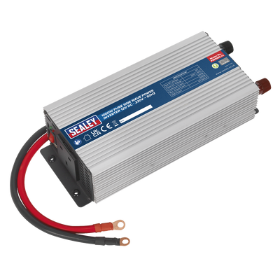 Sealey PSI1000 Pure Sine Wave Power Inverter 1000W 12V