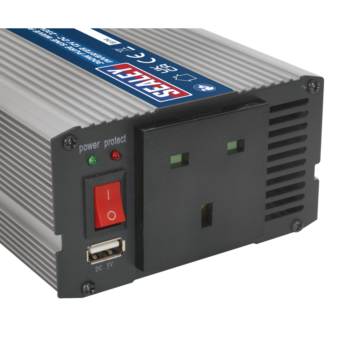 Sealey PSI300 Pure Sine Wave Power Inverter 300W 12V - additional view 2
