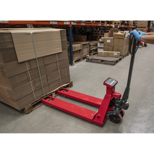 Sealey PT1150SC Pallet Truck with Scales 1150 x 555mm 2000kg Capacity - additional view 6