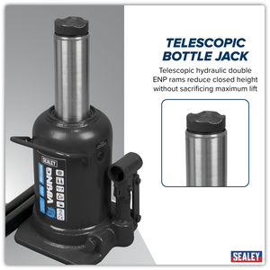 Sealey PTBJ10S Viking Telescopic Bottle Jack 10 Tonne - additional view 2
