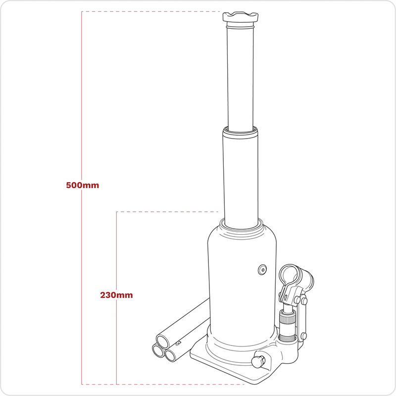 Sealey PTBJ5S Viking Telescopic Bottle Jack 5 Tonne - additional view 5