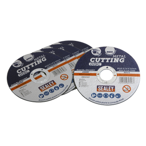Sealey PTC/115CT5 115 x 1.6mm Cutting Disc 22mm Bore - Pack of 5 - additional view 2