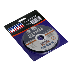 Sealey PTC/115CT5 115 x 1.6mm Cutting Disc 22mm Bore - Pack of 5 - additional view 3