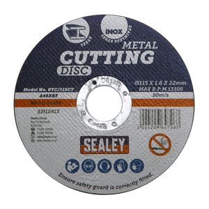 Sealey PTC/115CT 115 x 1.6mm Cutting Disc 22mm Bore - additional view 3