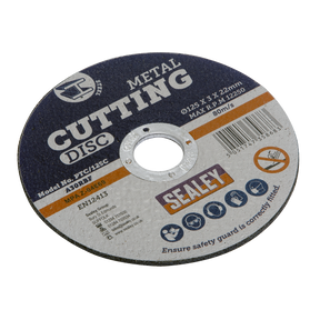 Sealey PTC/125C 125 x 3mm Cutting Disc 22mm Bore