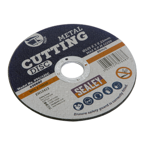 Sealey PTC/125C 125 x 3mm Cutting Disc 22mm Bore