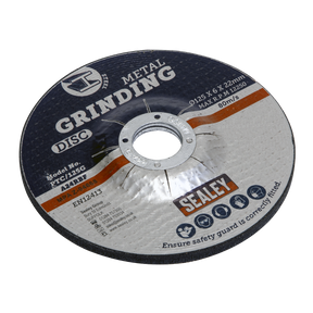 Sealey PTC/125G 125 x 6mm Grinding Disc 22mm Bore