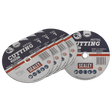 Sealey PTC/230CT5 230 x 2mm Cutting Disc 22mm Bore - Pack of 5