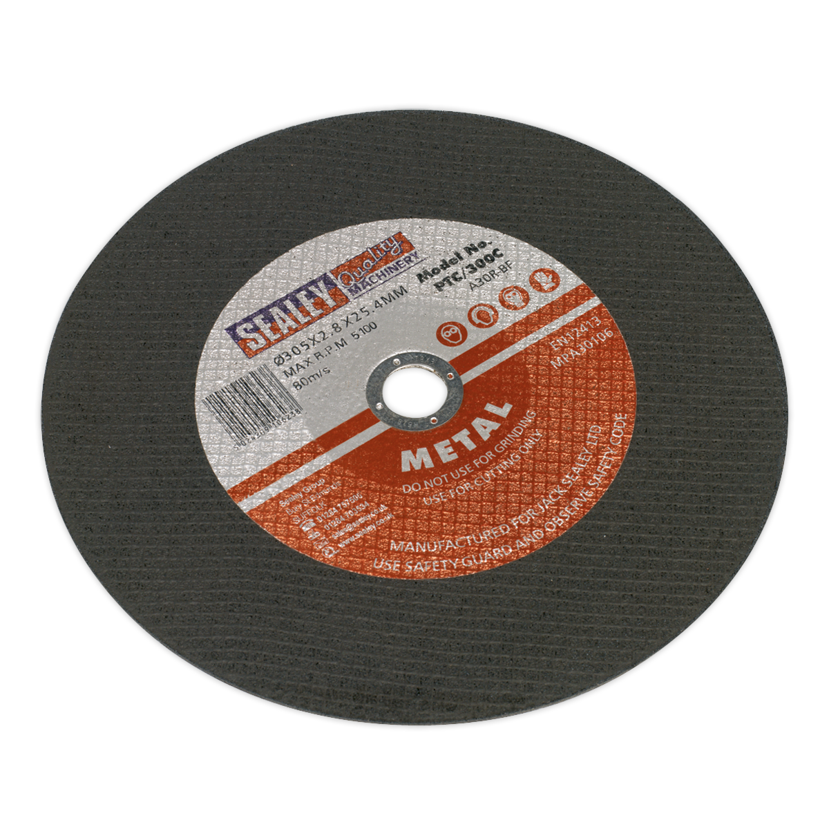 Sealey PTC/300C 305 x 2.8mm Cutting Disc 25.4mm Bore