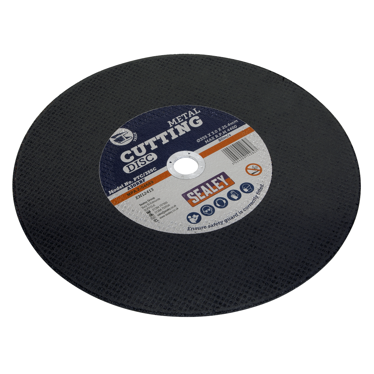 Sealey PTC/355C 355 x 3mm Cutting Disc 25.4mm Bore