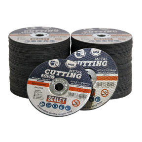 Sealey PTC/3CT100 75 x 1.2mm Cutting Disc 10mm Bore - Pack of 100