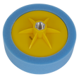 Sealey PTC/CH/5/8-B 150 x 50mm Buffing & Polishing Foam Head 5/8"UNC - Blue/Medium