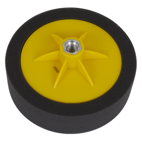Sealey PTC/CH/M14-P 150 x 50mm Buffing & Polishing Foam Head M14 x 2mm - Black/Soft