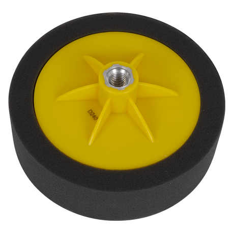 Sealey PTC/CH/M14-P 150 x 50mm Buffing & Polishing Foam Head M14 x 2mm - Black/Soft
