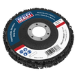 Sealey PTC/CW115 115 x 13mm Polycarbide Abrasive Strip Disc 22mm Bore - Black