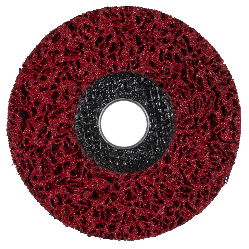 Sealey PTC/CW115R Polycarbide Abrasive Strip Disc 115 x 13 x 22mm - Red - additional view 4