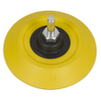 Sealey PTC75HLM 75mm Hook-and-Loop Backing Pad on 6mm Shaft