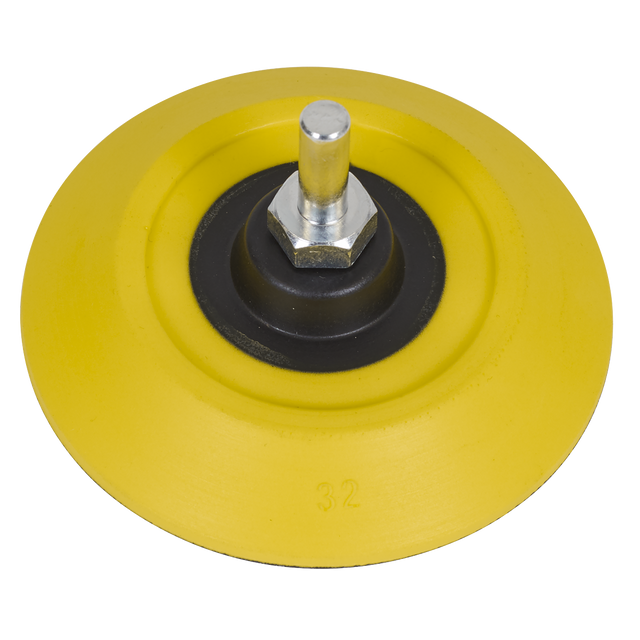 Sealey PTC75HLM 75mm Hook-and-Loop Backing Pad on 6mm Shaft