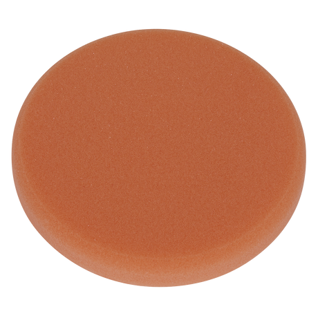 Sealey PTCCHV150O Hook-and-Loop Buffing & Polishing Foam Head 150 x 25mm - Orange/Firm