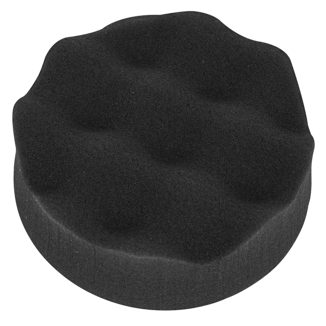 Sealey PTCCHV79P Hook-and-Loop Buffing & Polishing Foam Head 80 x 25mm - Black/Soft