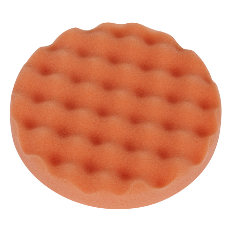 Sealey PTCCHW150O Hook-and-Loop Buffing & Polishing Foam Head 150 x 25mm - Orange/Firm