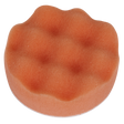 Sealey PTCCHW80O Hook-and-Loop Buffing & Polishing Foam Head 80 x 25mm - Orange/Firm