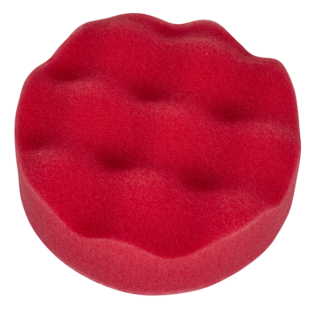 Sealey PTCCHW80R Hook-and-Loop Buffing & Polishing Foam Head 80 x 25mm - Red/Ultra-Soft