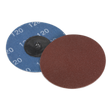 Sealey PTCQC75120 75mm Quick Change Sanding Disc 120Grit - Pack of 10