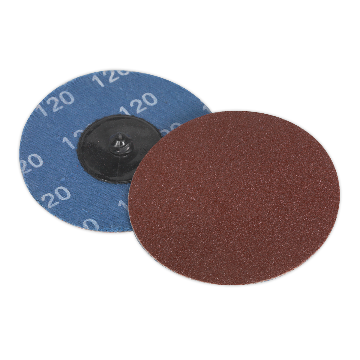 Sealey PTCQC75120 75mm Quick Change Sanding Disc 120Grit - Pack of 10