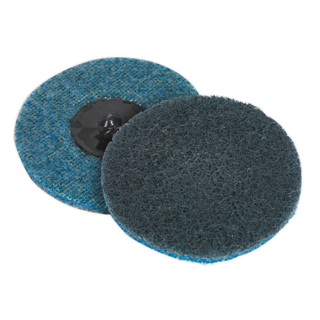 Sealey PTCQC75F Quick Change Preparation Pad 75mm, Fine - Pack of 10