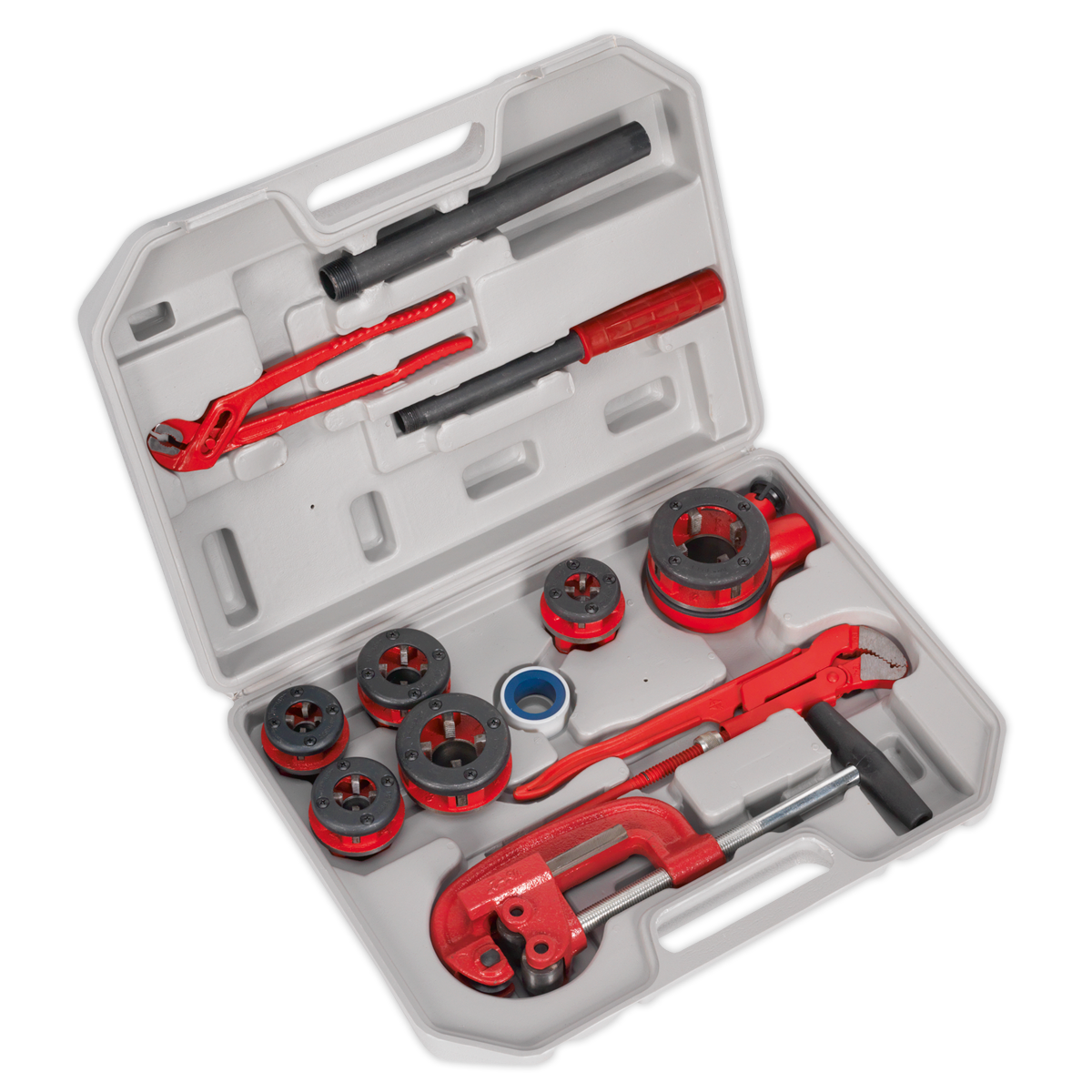 Sealey PTK993 Pipe Threading Kit 1/4" - 1-1/4"BSPT