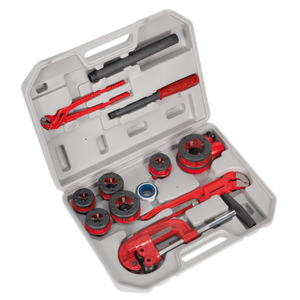 Sealey PTK993 Pipe Threading Kit 1/4" - 1-1/4"BSPT