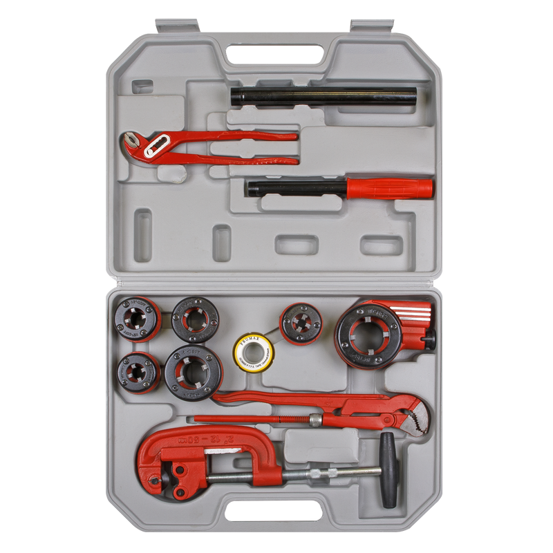 Sealey PTK993 Pipe Threading Kit 1/4" - 1-1/4"BSPT - additional view 2