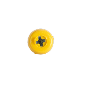 Sealey PTNP2 Numberplate Screw with Plastic Enclosed Head 4.8 x 18mm, Yellow - Pack of 50 - additional view 2