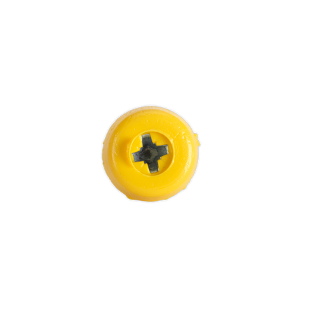 Sealey PTNP2 Numberplate Screw with Plastic Enclosed Head 4.8 x 18mm, Yellow - Pack of 50 - additional view 2