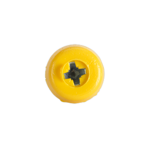 Sealey PTNP6 Numberplate Screw with Plastic Enclosed Head 4.8 x 24mm, Yellow - Pack of 50 - additional view 2